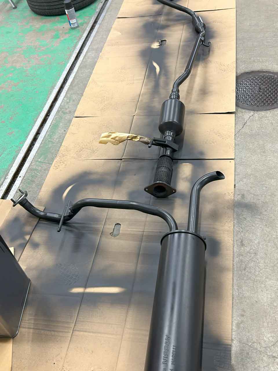 マフラーのコーティング